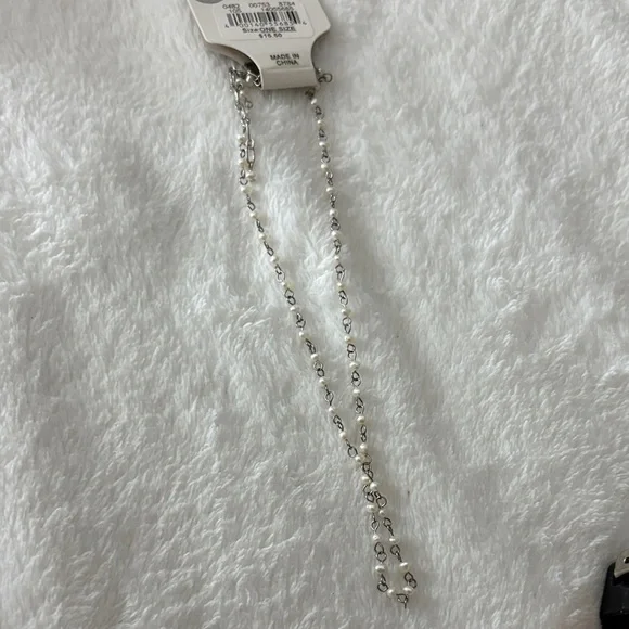 American Eagle Outfitters Silver Necklace with Pearl - Picture 4 of 4